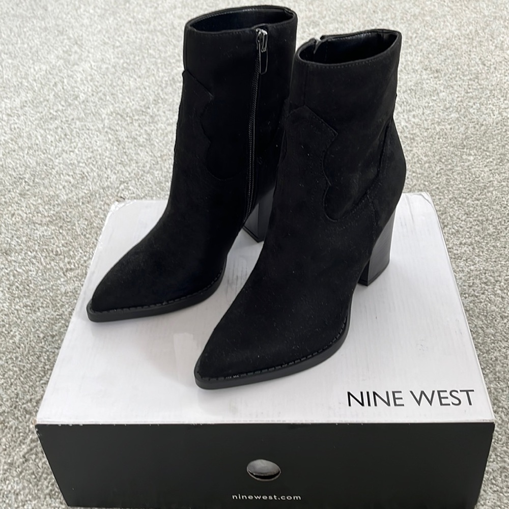 Nine West Taren Block Heel Bootie